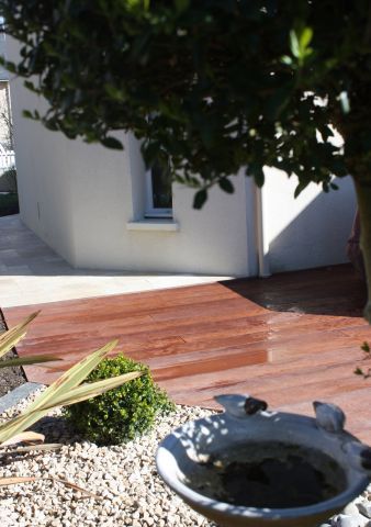 Lames en rsine minrale, imitation bois, Millboard - Grain fin, Jarrah (ANSYEARS)