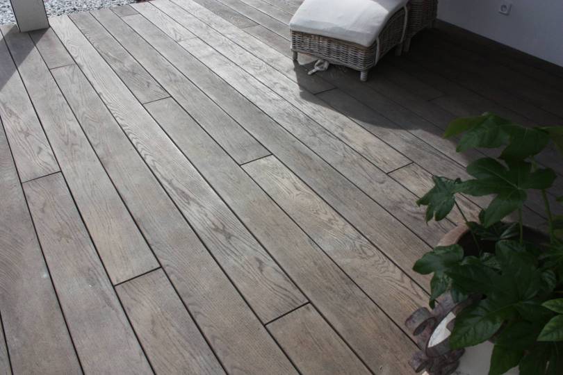 Lames en rsine minrale, imitation bois, Millboard - Grain fin, Bois exotic (ANSYEARS)